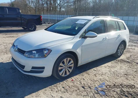 2017 Volkswagen Golf Sportwagen Tsi S z USA, uszkodzony, nr VIN 3VW017AU1HM507129